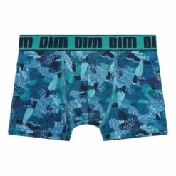 Boxer Garçon En Microfibre à Imprimé Tropical Menthol Dim Micro -Offres DIM Boutique D0BVEC1 AC5 03