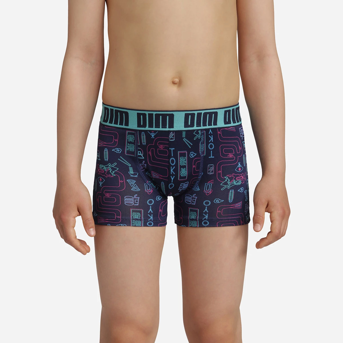 Boxer Enfant En Microfibre à Motifs Kawai Japonisants Bleu Dim Micro 3 Boxer Enfant En Microfibre à Motifs Kawai Japonisants Bleu Dim Micro