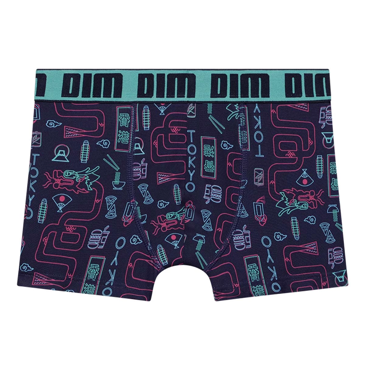 Boxer Enfant En Microfibre à Motifs Kawai Japonisants Bleu Dim Micro 6 Boxer Enfant En Microfibre à Motifs Kawai Japonisants Bleu Dim Micro – Image 4