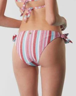 Maillot De Bain Slip Avec Nœuds En Microfibre Lurex, Rayures Multicolores 10 Maillot De Bain Slip Avec Nœuds En Microfibre Lurex, Rayures Multicolores -Offres DIM Boutique D0BWCPA AO2 02