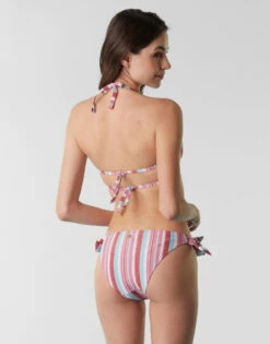 Maillot De Bain Slip Avec Nœuds En Microfibre Lurex, Rayures Multicolores 12 Maillot De Bain Slip Avec Nœuds En Microfibre Lurex, Rayures Multicolores -Offres DIM Boutique D0BWCPA AO2 04