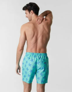 Bermuda De Bain En Toile Filet De Pêche, Imprimé Sur Vert D’eau 7 Bermuda De Bain En Toile Filet De Pêche, Imprimé Sur Vert D’eau -Offres DIM Boutique D0BX8PA ANC 02