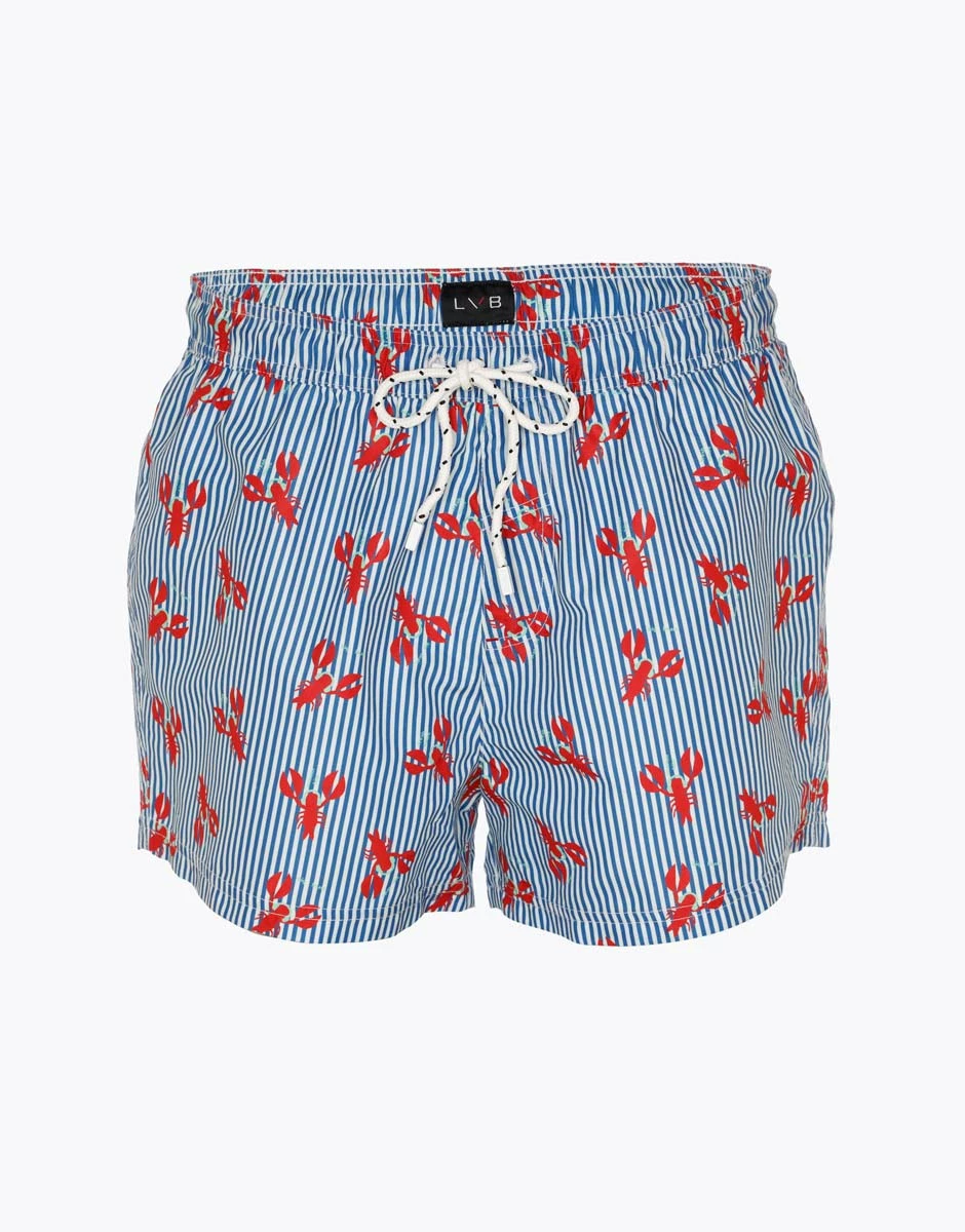 Short De Bain, Imprimé Bleu Roi 6 Short De Bain, Imprimé Bleu Roi – Image 4