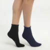Lot De 2 Paires De Chaussettes Femme à Volants Noir Marine Dim Modal 2 Lot De 2 Paires De Chaussettes Femme à Volants Noir Marine Dim Modal -Offres DIM Boutique D0C0RM2 ACW 01