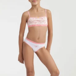 Lot De 2 Soutiens-gorge Fille Coton Stretch Forêt Rose Les Pockets 12 Lot De 2 Soutiens-gorge Fille Coton Stretch Forêt Rose Les Pockets -Offres DIM Boutique D0C84C2 AGG 04
