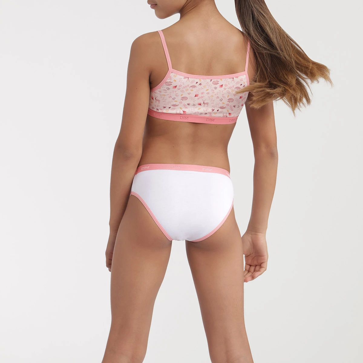 Lot De 2 Soutiens-gorge Fille Coton Stretch Forêt Rose Les Pockets 8 Lot De 2 Soutiens-gorge Fille Coton Stretch Forêt Rose Les Pockets – Image 6