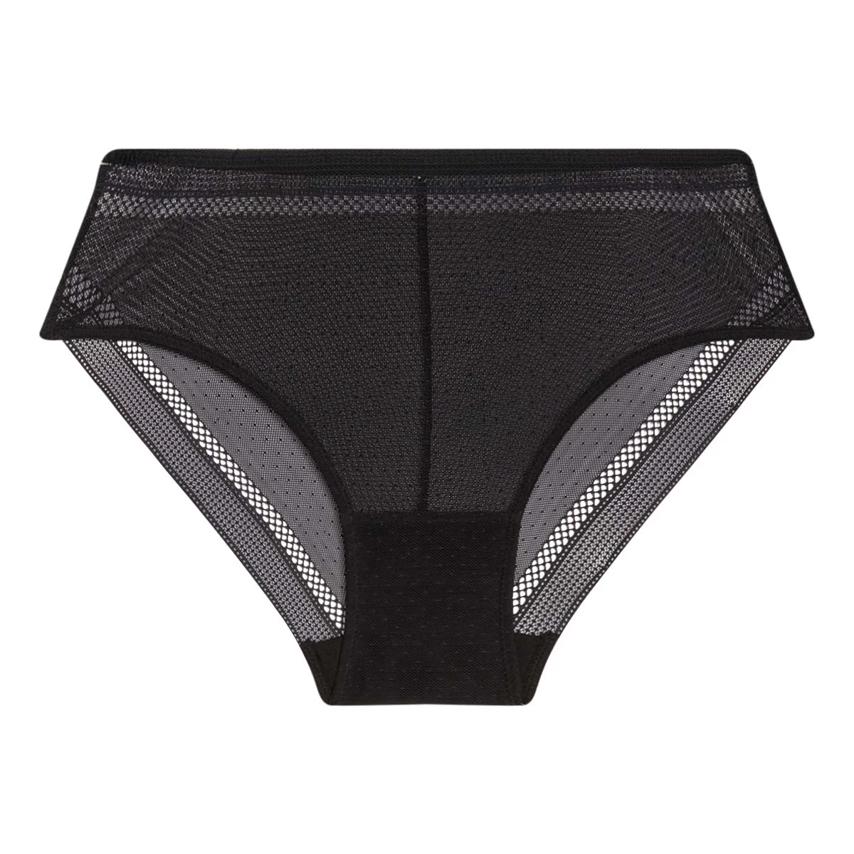 Culotte En Dentelle Plumetis Invisible Noir Bar à Culottes Dim 8 Culotte En Dentelle Plumetis Invisible Noir Bar à Culottes Dim – Image 6