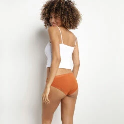 Culotte Femme En Coton Et Dentelle Cannelle Bar à Culottes Dim -Offres DIM Boutique D0CBWC1 1AL 04