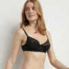 Soutien-gorge à Armatures En Dentelle Florale Recyclée Noir Sublim 1 Soutien-gorge à Armatures En Dentelle Florale Recyclée Noir Sublim -Offres DIM Boutique D0CDNC1 0HZ 01