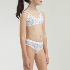 Soutien-gorge Fille Sans Armatures Motif Liberty Blanc Les Pockets -Offres DIM Boutique D0CE2C1 0YJ 04