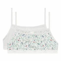 Lot De 2 Brassières Fille En Coton Stretch Liberty Blanc Les Pockets 11 Lot De 2 Brassières Fille En Coton Stretch Liberty Blanc Les Pockets -Offres DIM Boutique D0CE3C2 AI8 03