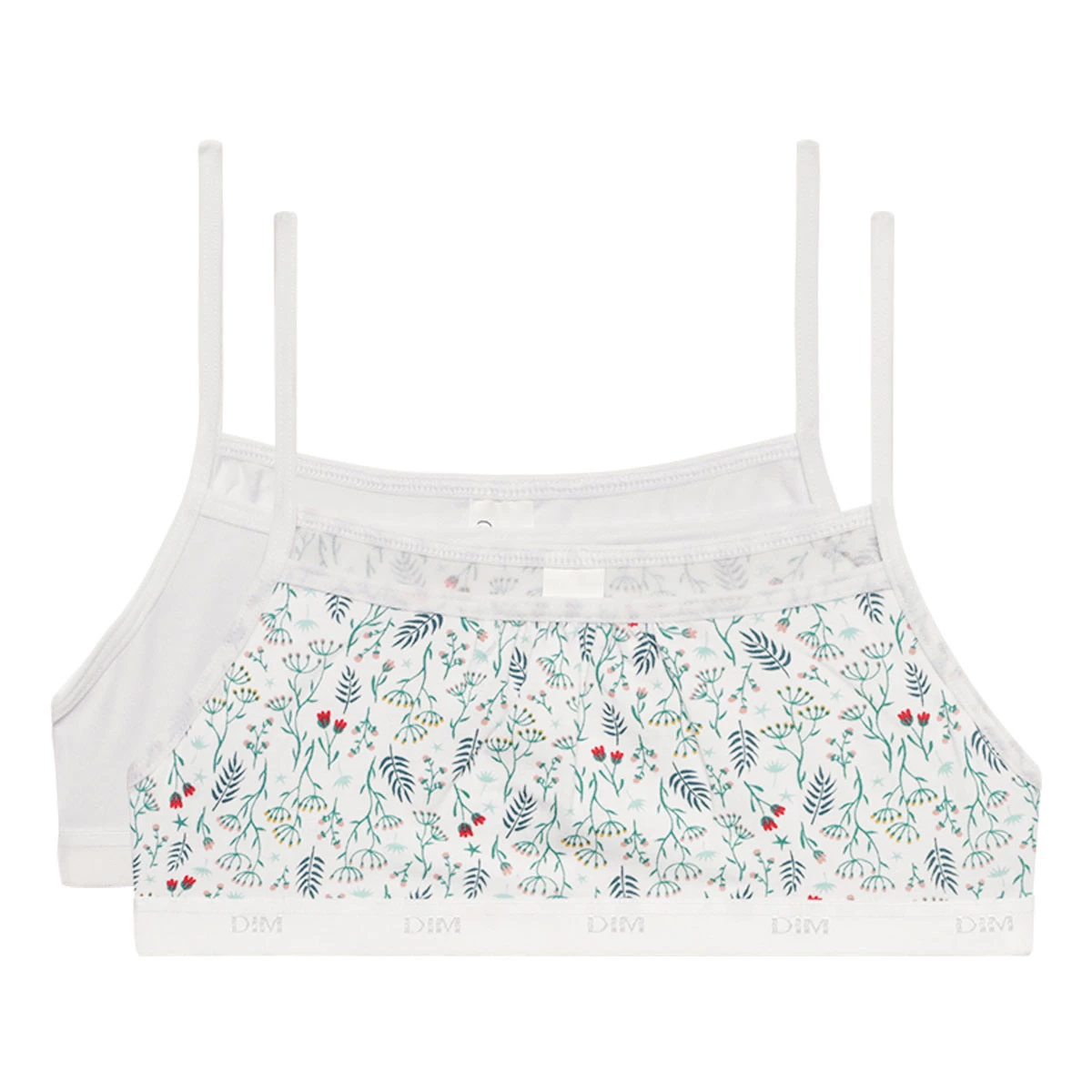 Lot De 2 Brassières Fille En Coton Stretch Liberty Blanc Les Pockets 6 Lot De 2 Brassières Fille En Coton Stretch Liberty Blanc Les Pockets – Image 4