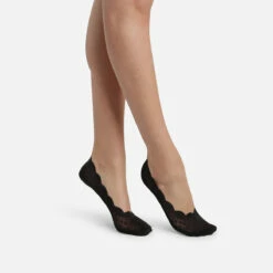 Protège-pieds Femme En Voile Transparent Motif Leopard Noir INVISIFIT -Offres DIM Boutique D0CERM1 0HZ 01 1