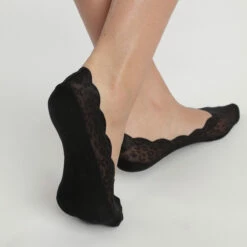 Protège-pieds Femme En Voile Transparent Motif Leopard Noir INVISIFIT -Offres DIM Boutique D0CERM1 0HZ 03