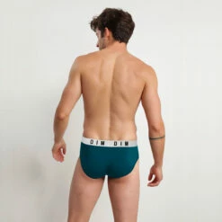 Slip Homme En Coton Modal Et Ceinture Unie Bleu Pétrole Dim Originals -Offres DIM Boutique D0CI4C1 8XD 02