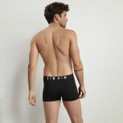 Boxer Homme En Coton Modal Et Ceinture Unie Noir Dim Originals -Offres DIM Boutique D0CI5C1 0HZ 02