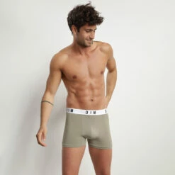 Boxer Homme En Coton Modal Et Ceinture Unie Kaki Dim Originals 7 Boxer Homme En Coton Modal Et Ceinture Unie Kaki Dim Originals -Offres DIM Boutique D0CI5C1 AJ7 01 1