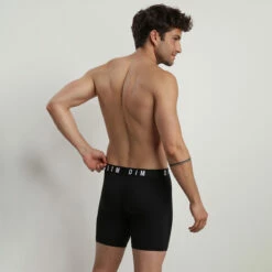 Boxer Long Homme En Coton Modal Et Ceinture Unie Noir Dim Originals 8 Boxer Long Homme En Coton Modal Et Ceinture Unie Noir Dim Originals -Offres DIM Boutique D0CI6C1 0HZ 02