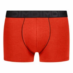 Boxer Homme En Coton Modal Orange à Ceinture Noire Dim Classic -Offres DIM Boutique D0CI8C1 AI4 03