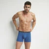 Boxer Homme En Coton Modal Côtelé Bleu Olympe Dim Elegant -Offres DIM Boutique D0CI9C1 DJ9 01