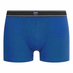Boxer Homme En Coton Modal Côtelé Bleu Olympe Dim Elegant -Offres DIM Boutique D0CI9C1 DJ9 03
