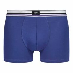 Boxer Homme En Coton Modal à Ceinture Rayée Bleu Iris Dim Smart -Offres DIM Boutique D0CIAC1 ARB 03