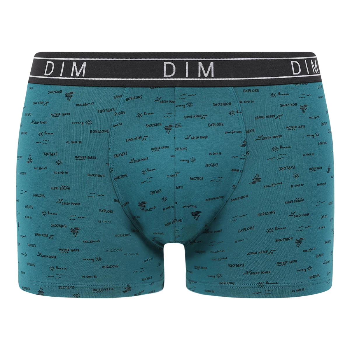 Boxer Homme En Coton Stretch à Motifs Mantras Vert Prusse Dim Fancy 6 Boxer Homme En Coton Stretch à Motifs Mantras Vert Prusse Dim Fancy – Image 4