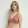 Brassière Femme Coton Côtelé Et Dentelle Bois De Rose Dim Coton Lace 2 Brassière Femme Coton Côtelé Et Dentelle Bois De Rose Dim Coton Lace -Offres DIM Boutique D0CICC1 A7U 01