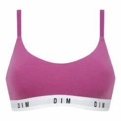 Brassière Femme En Coton Modal Sans Armatures Rose Vif DIM Originals -Offres DIM Boutique D0CIHC1 AJ6 05