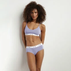 Brassière Femme En Coton Modal Sans Armature Lila Dim Originals -Offres DIM Boutique D0CIHC1 APP 03