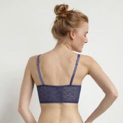 Bralette Ampliforme En Dentelle Motif Feuillage Bleu Lazuli MOD De Dim -Offres DIM Boutique D0CINC1 AJ5 02