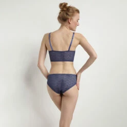 Bralette Ampliforme En Dentelle Motif Feuillage Bleu Lazuli MOD De Dim -Offres DIM Boutique D0CINC1 AJ5 04