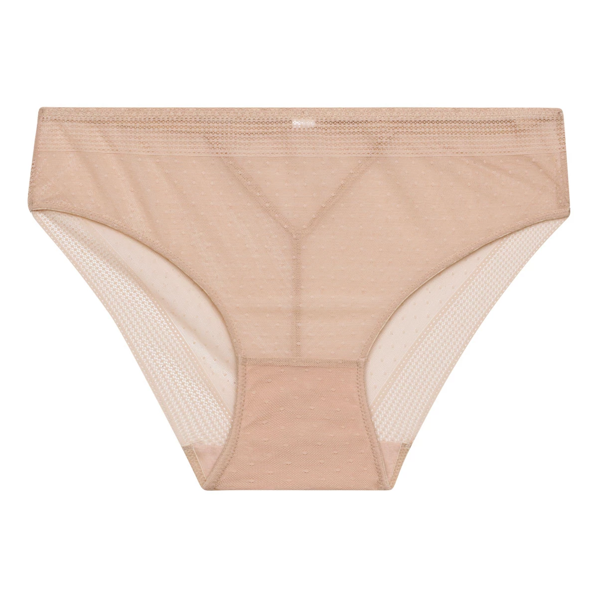 Culotte Femme Invisible Plumetis Transparent Sable Bar à Culottes Dim 8 Culotte Femme Invisible Plumetis Transparent Sable Bar à Culottes Dim – Image 6