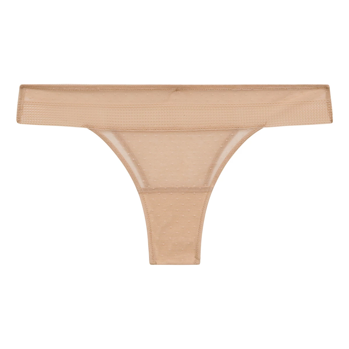 Tanga Femme Invisible En Plumetis Transparent Sable Bar à Culottes Dim 8 Tanga Femme Invisible En Plumetis Transparent Sable Bar à Culottes Dim – Image 6