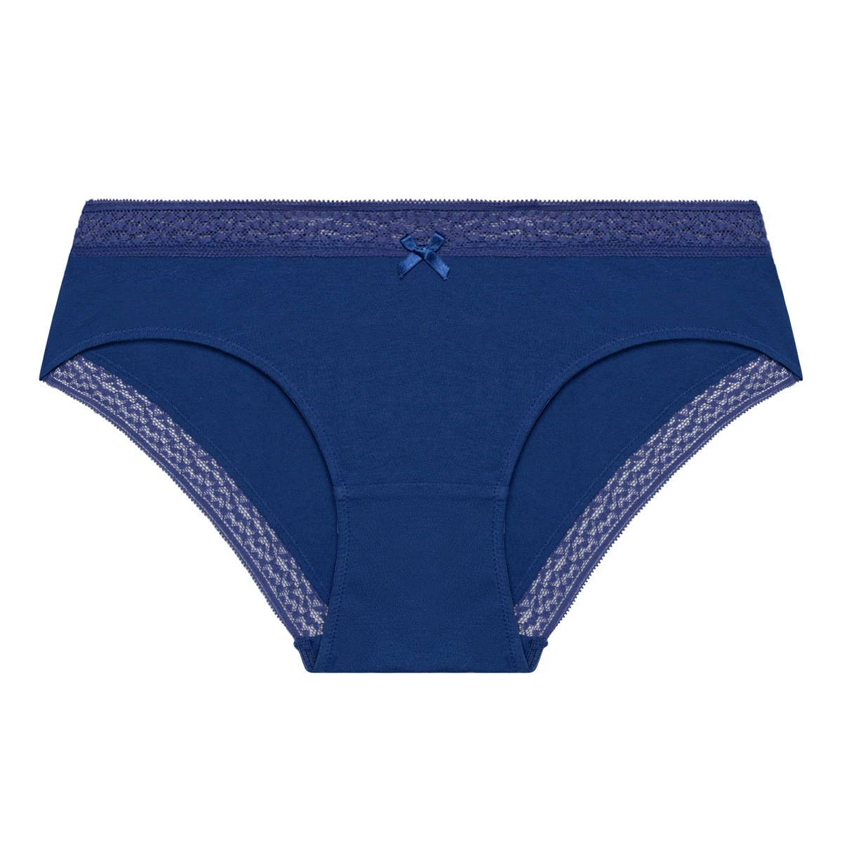 Culotte Femme En Coton Et Dentelle Bleu Lazuli Bar à Culottes Dim 8 Culotte Femme En Coton Et Dentelle Bleu Lazuli Bar à Culottes Dim – Image 6