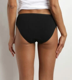 Culotte Absorbante Lavable En Coton Stretch Noir Moments Oups DIM -Offres DIM Boutique D0CIVE1 0HZ 02