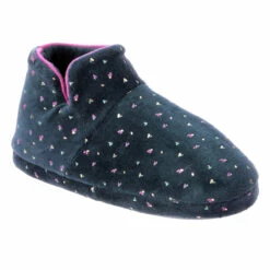 Chausson Style Bottillon Marine Et Rose Pour Enfant