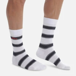 Chaussettes Homme En Coton Bleu Océan à Rayures Monsieur Dim