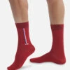 Chaussettes Homme En Coton Bordeaux à Motif Drapeau Monsieur Dim -Offres DIM Boutique D0CJSM1 AJK 01