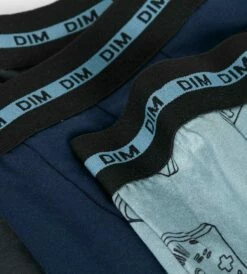 Lot De 3 Boxers Garçon Coton Stretch Motif Gameboy Bleu EcoDim Mode -Offres DIM Boutique D0CN4C3 AM5 03