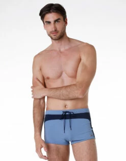 Boxer De Bain, Bleu Indigo