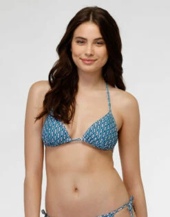 Haut De Bikini Triangle En Microfibre, Imprimé Géométrique -Offres DIM Boutique D0COKPA ASK 01 1