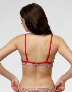 Haut De Maillot De Bain à Armatures Et Nœud, Rayures Rouges 9 Haut De Maillot De Bain à Armatures Et Nœud, Rayures Rouges -Offres DIM Boutique D0CP6PA ASO 02