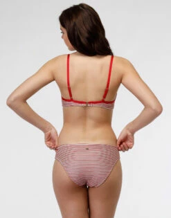 Bas De Maillot De Bain Midi, Rayures Rouges -Offres DIM Boutique D0CP8PA ASO 04