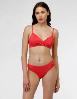 Maillot De Bain Soutien-gorge Microfibre Lurex Uni Sans Armatures Corail -Offres DIM Boutique D0CPAPA ASL 03