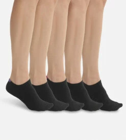 Lot De 5 Paires De Socquettes Femme Noir à Marqueurs Colorés EcoDim -Offres DIM Boutique D0CQQM5 0HZ 01 1