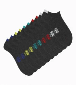 Lot De 5 Paires De Socquettes Homme En Coton Gris Moyen EcoDim 7 Lot De 5 Paires De Socquettes Homme En Coton Gris Moyen EcoDim -Offres DIM Boutique D0CQTM5 1Q8 02