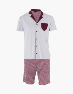 Pyjama Court Pour Homme En 100 % Coton, Gris Et Bordeaux 13 Pyjama Court Pour Homme En 100 % Coton, Gris Et Bordeaux -Offres DIM Boutique D0CSYPS AVO 05