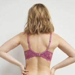 Soutien-gorge Emboitant à Armatures Dentelle Florale Violet Daily Glam -Offres DIM Boutique D0CU8C1 09C 02