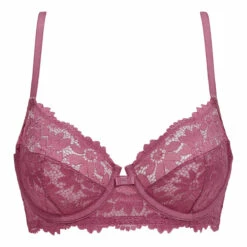 Soutien-gorge Emboitant à Armatures Dentelle Florale Violet Daily Glam -Offres DIM Boutique D0CU8C1 09C 05